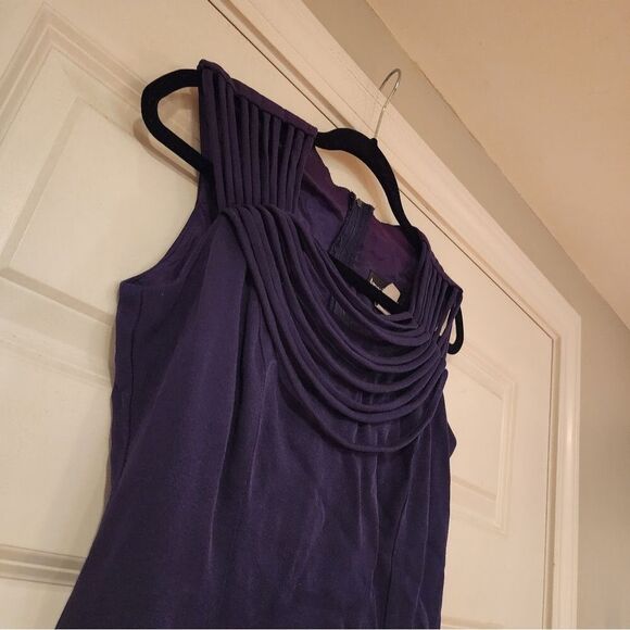 Amanda Taylor plum colored sleeveless formal dress Size 8 - Picture 2 of 4